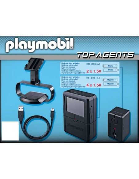 4879 PLAYMOBIL TOP AGENTS SET DE CÁMARA ESPIONAJE