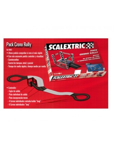 SCALEXTRIC PACK CRONO RALLY. TECNITOYS. 