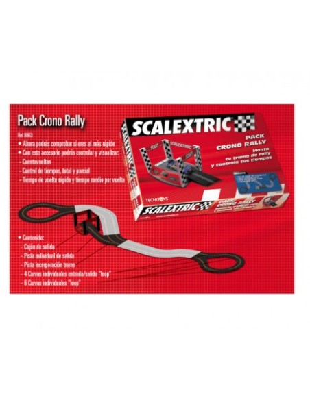 SCALEXTRIC PACK CRONO RALLY. TECNITOYS. 