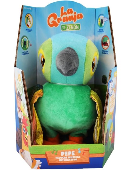 EL LORITO PEPE. LA GRANJA DE ZENON. BANDAI.