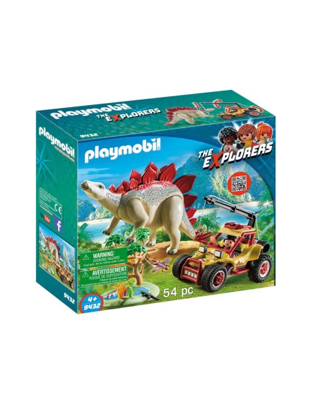 9432 PLAYMOBIL THE EXPLORERS VEHÍCULO EXPLORADOR CON ESTEGOSAURIO