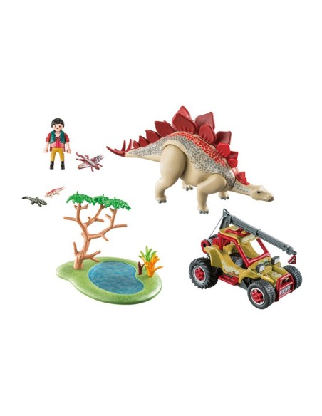 9432 PLAYMOBIL THE EXPLORERS VEHICLE EXPLORADOR AMB ESTEGOSAURI.