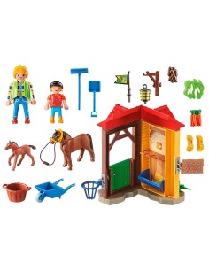 70501 PLAYMOBIL COUNTRY STARTER PACK GRANJA DE CABALLOS. 2