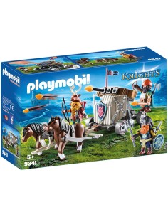 9341 PLAYMOBIL KNIGHTS CARRUATGE DE CAVALLS AMB BALLESTA...