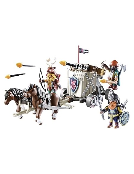 9341 PLAYMOBIL KNIGHTS CARRUATGE DE CAVALLS AMB BALLESTA NANS. COMPRAR