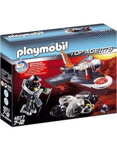 4877 PLAYMOBIL TOP AGENTS AVIÓ DETECTOR D'ESPIONATGE