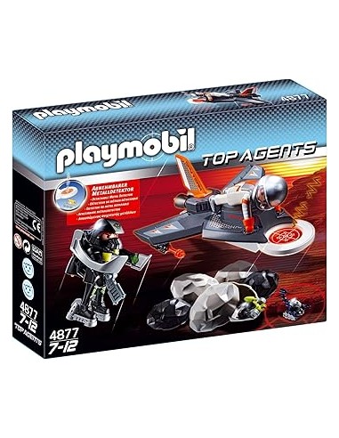 4877 PLAYMOBIL TOP AGENTS AVIÓ DETECTOR D'ESPIONATGE