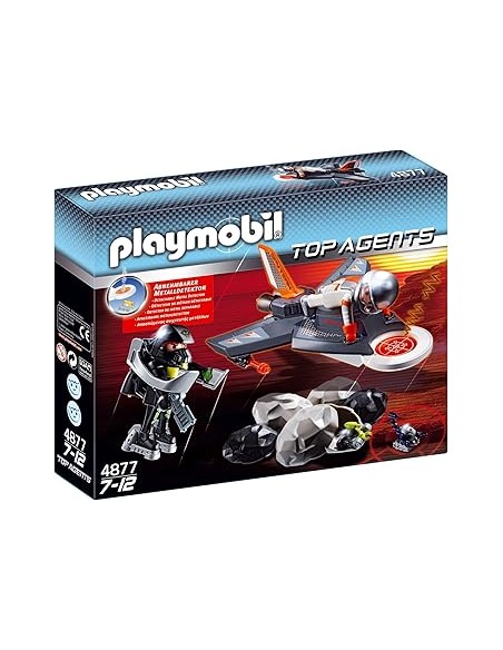 4877 PLAYMOBIL TOP AGENTS AVIÓ DETECTOR D'ESPIONATGE