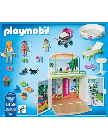 6159 PLAYMOBIL COFRE BUNGALOW EN LA PLAYA