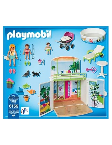 6159 PLAYMOBIL COFRE BUNGALOW EN LA PLAYA