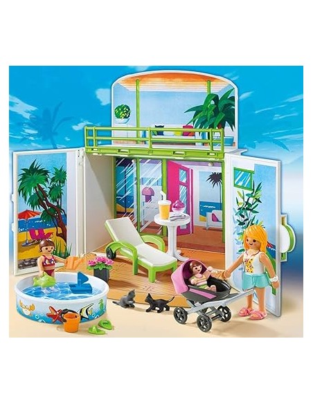 6159 PLAYMOBIL COFRE BUNGALOW A LA PLATJA