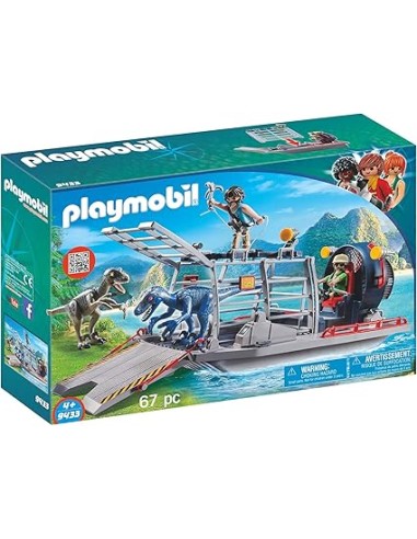 9433 PLAYMOBIL DINOS HIDRODESLIZADOR CON JAULA