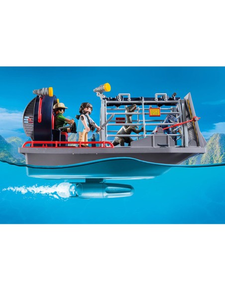 9433 PLAYMOBIL DINOS HIDRODESLIZADOR CON JAULA