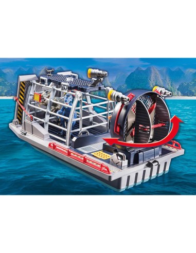 9433 PLAYMOBIL DINOS HIDRODESLIZADOR CON JAULA