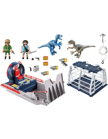9433 PLAYMOBIL DINOS HIDRODESLIZADOR CON JAULA