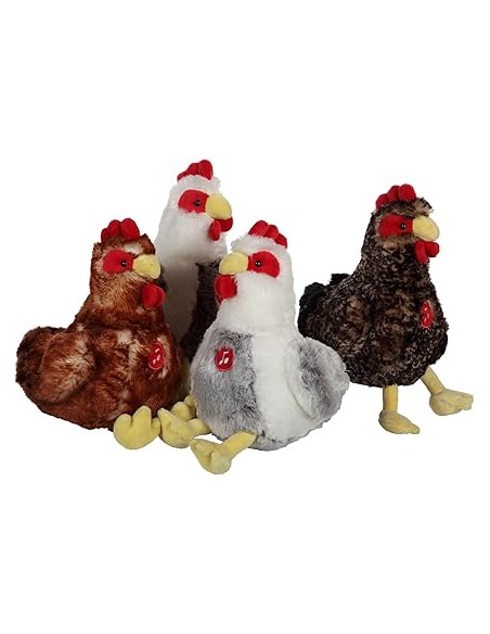 GALLINA DE PELUCHE CON SONIDO. GIPSY TOYS
