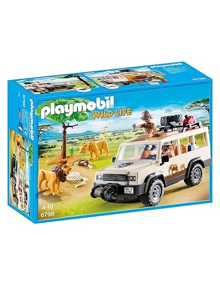 6798 PLAYMOBIL WILD LIFE VEHÍCULO SAFARI CON LEONES