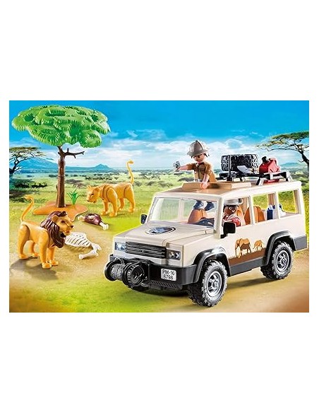6798 PLAYMOBIL WILD LIFE VEHÍCULO SAFARI CON LEONES