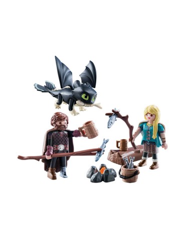 70040 PLAYMOBIL DRAGONS HIPO I ASTRID AMB NADÓ...