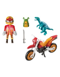 9431 PLAYMOBIL THE EXPLORERS DINOS MOTO CON VELOCIRAPTOR 2
