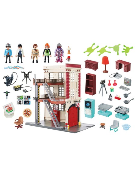 9219 PLAYMOBIL GHOSTBUSTERS QUARTER PARC DE BOMBERS