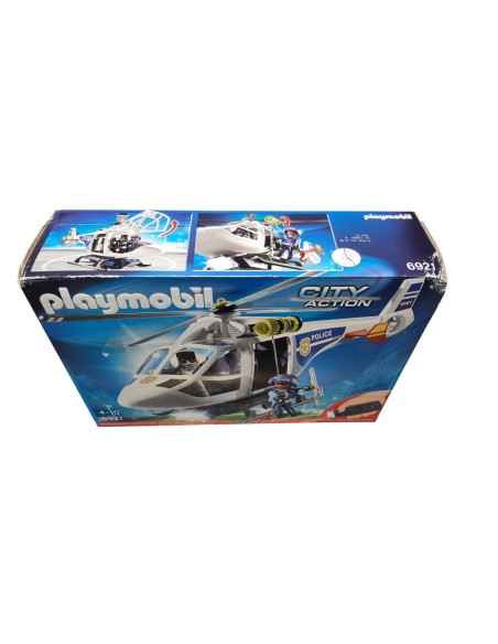 6921 PLAYMOBIL CITY ACTION HELICÓPTERO DE POLICÍA CON LUCES LED