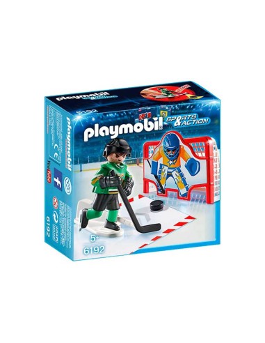 6192 PLAYMOBIL SPORTS & ACTION PORTERIA D'HOQUEI SOBRE GEL