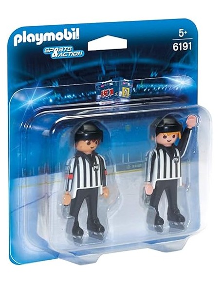 6191 PLAYMOBIL DÚO PACK SPORTS & ACTION ÁRBITROS DE HOCKEY SOBRE HIELO