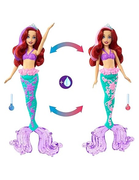 DISNEY PRINCESS ARIEL TOC DE COLOR. MATTEL