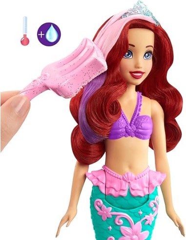 DISNEY PRINCESS ARIEL TOC DE COLOR. MATTEL