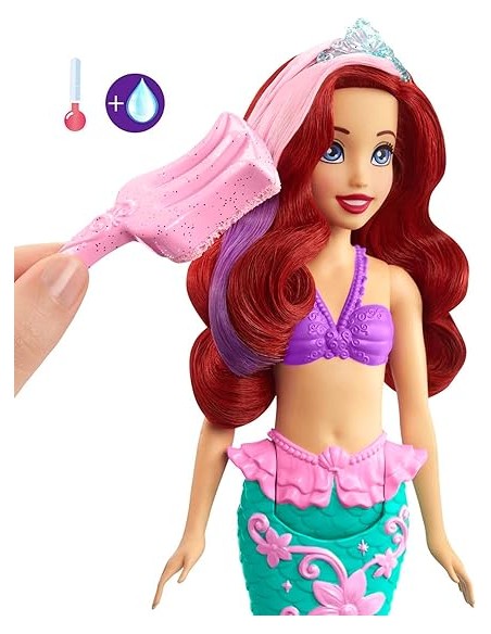 DISNEY PRINCESS ARIEL TOC DE COLOR. MATTEL