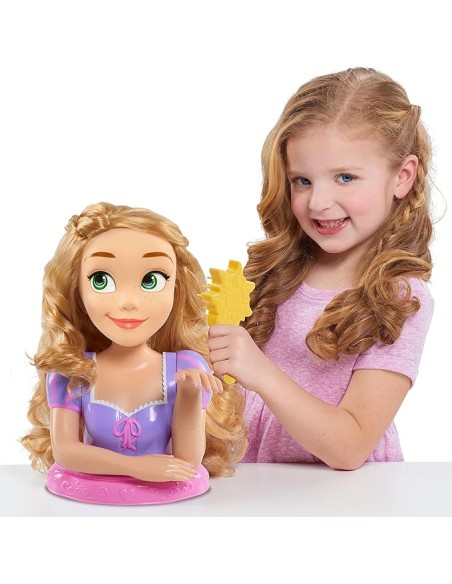 DISNEY PRINCESS DELUXE RAPUNZEL STYLING HEAD. BUSTO PARA PEINAR. FAMOSA