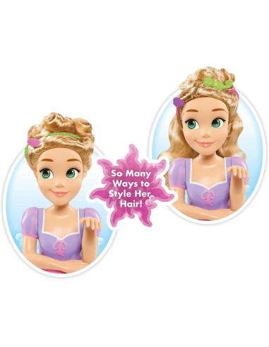 DISNEY PRINCESS DELUXE RAPUNZEL STYLING HEAD....