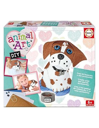 ANIMAL ART CREA TU MASCOTA PERRITO. EDUCA