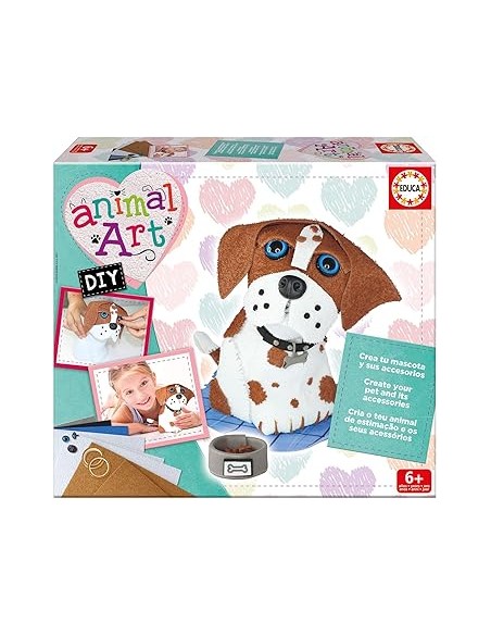 ANIMAL ART CREA TU MASCOTA PERRITO. EDUCA