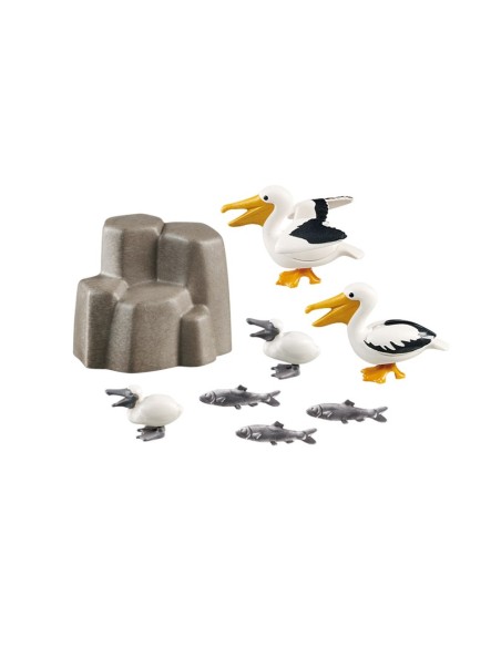 9070 PLAYMOBIL FAMILY FUN FAMILIA DE PELICANOS