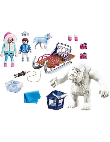 9473 PLAYMOBIL MAGIC TROL DE NIEVE CON TRINEO