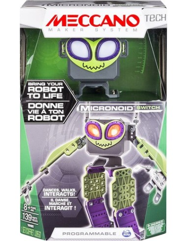 MECCANO ROBOT MICRONOID SOCKET TECH VERD