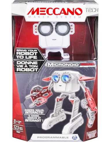 MECCANO ROBOT MICRONOID SOCKET TECH VERMELL