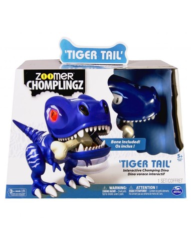ZOOMER CHOMPLINGZ TIGER TAIL. DINO ROBOT. BIZAK