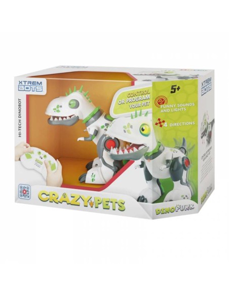 XTREM BOTS CRAZY PETS DINO PUNK. WORLD BRANDS