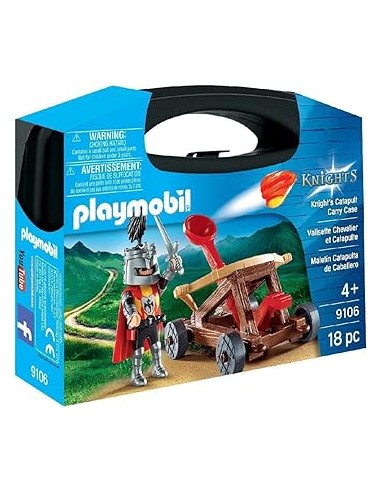 PLAYMOBIL KNIGHTS MALETÍ CATAPULTA DE CAVALLERS