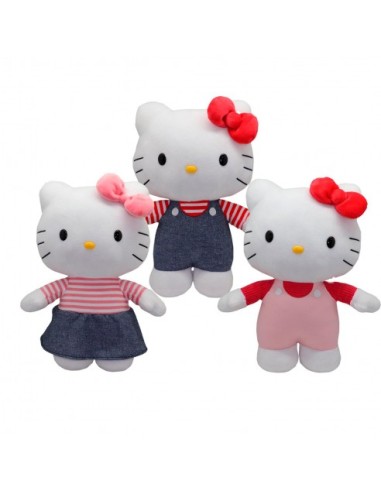 PELUCHE HELLO KITTY 30 CM. SURTIDO. FAMOSA