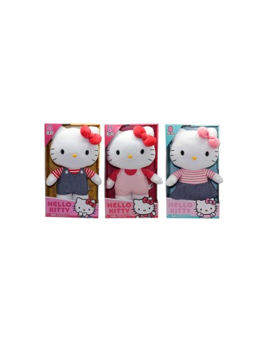PELUCHE HELLO KITTY 30 CM. SURTIDO. FAMOSA