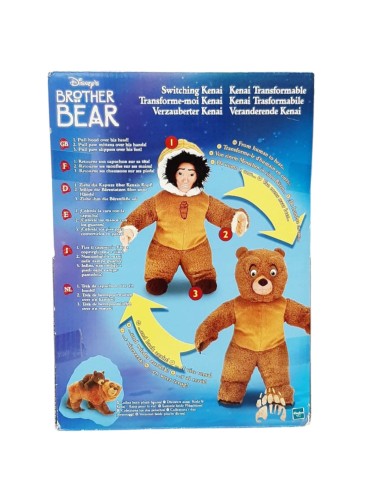 PELUCHE HERMANO OSO KENAI-koda TRANSFORMABLE....