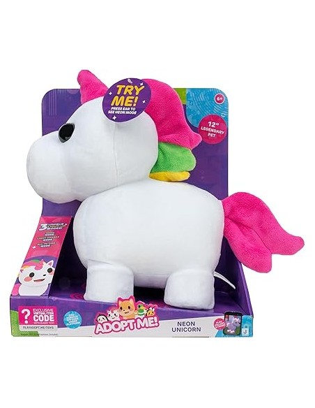 ADOPT ME! PELUIX UNICORN AMB LLUMS. TOY PARTNER