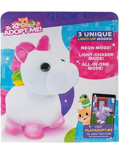 ADOPT ME! PELUIX UNICORN AMB LLUMS. TOY PARTNER