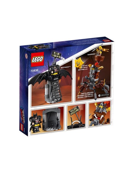 70836 THE LEGO MOVIE 2 BATMAN Y BARBAGRIS PREPARADOS PARA LUCHAR.