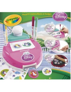 MÁQUINA DE PEGATINAS DISNEY PRINCESS. CRAYOLA