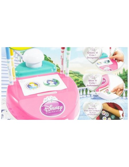 MÁQUINA DE PEGATINAS DISNEY PRINCESS. CRAYOLA